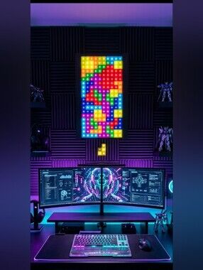 Awesome TETRIS Pixel Changeable Light 🩵 🩷 ♥️ 💛 💜